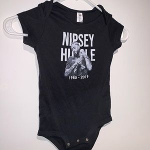 Nipsey Hussle baby onesie